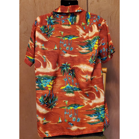 Vintage 70s Mr. Florida Hawaiian Shirt large - Picture 5 of 5